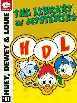 cover image of Huey, Dewey, Louie in the Library of Mysteries